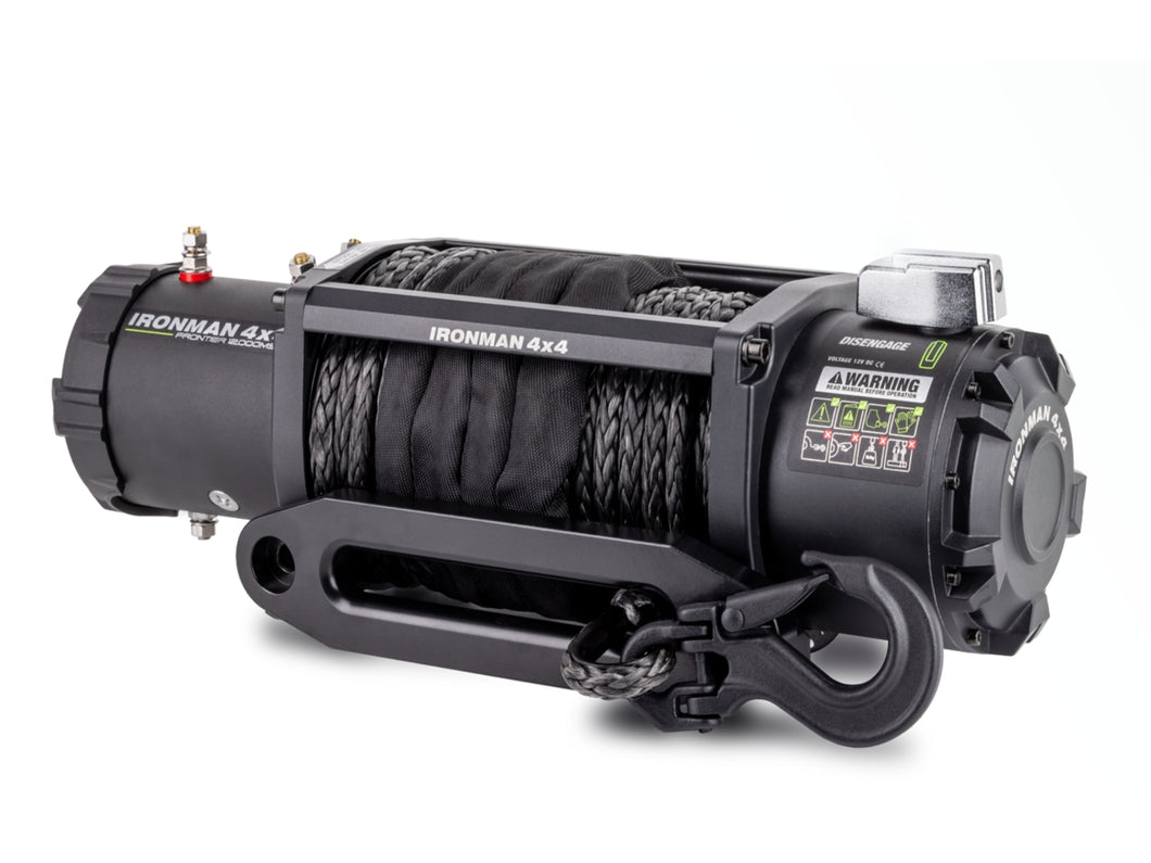 Ironman 4x4 Frontier Winch 9500LB (With Synthetic Rope)